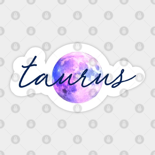 Taurus Moon Quote Sticker by aterkaderk